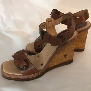 Frye Wedge Sandals